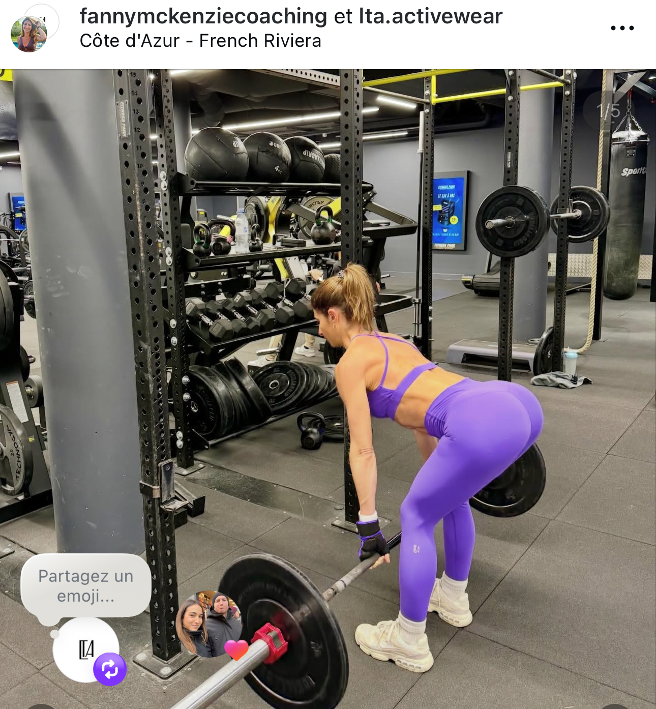 Ensemble SeamlessSolution™ Violet - Brassière et legging KARA