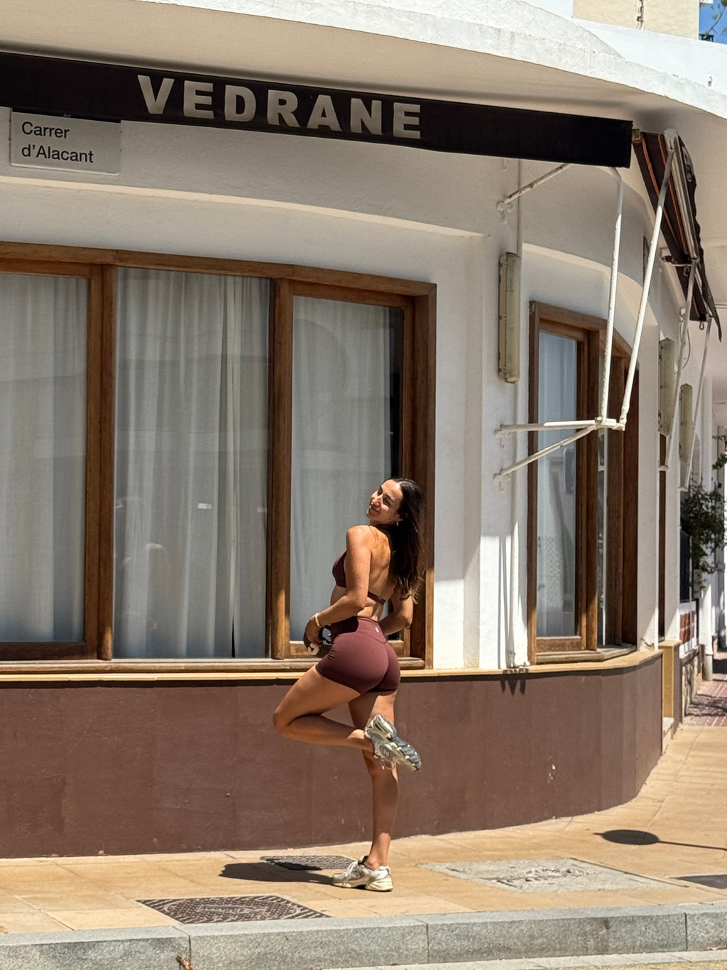 Short Galb Tira - Marron