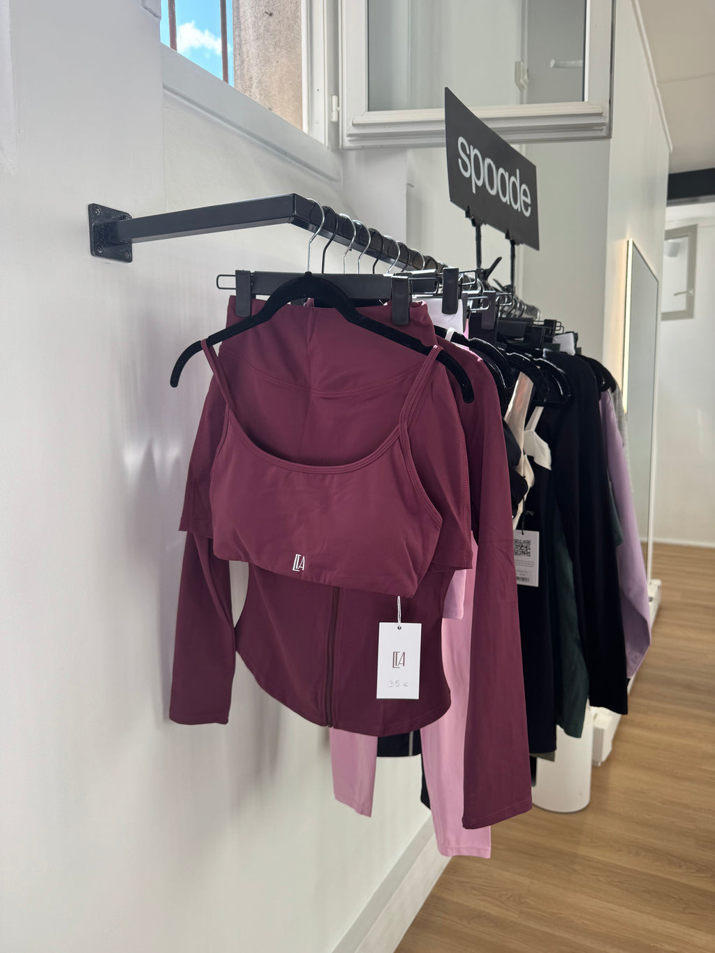 Veste de sport Bordeaux - Zippée