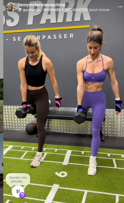 Ensemble SeamlessSolution™ Violet - Brassière et legging KARA