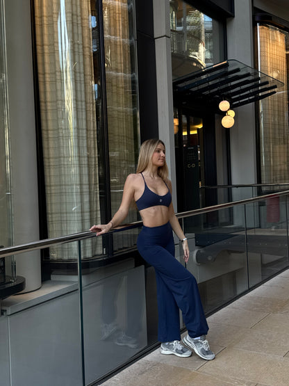 Ensemble SeamlessSolution™ Bleu Foncé - Brassière et Legging Flair NAVYBLUE