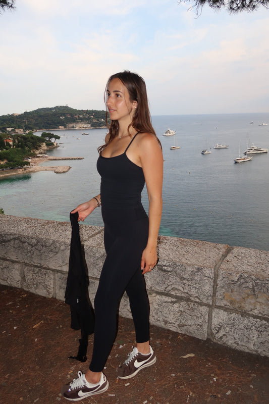 TANK TOP DE YOGA - "LIMA" NOIR