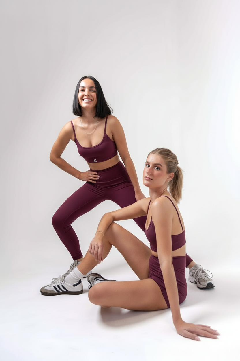 Short Galb Tira - Marron