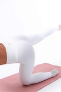LEGGING DE YOGA Signature - "CLAIR" BLANC